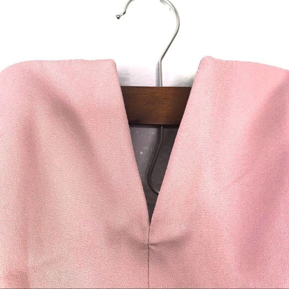 Vera Wang V-Wire Crepe Bridesmaid Dress - Picture 7 of 11